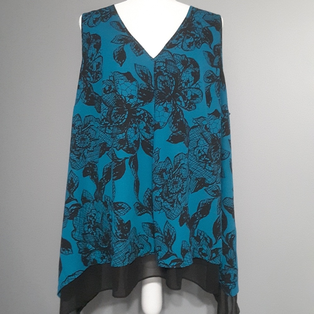 Worthington Woman Sleeveless Blouse 2X